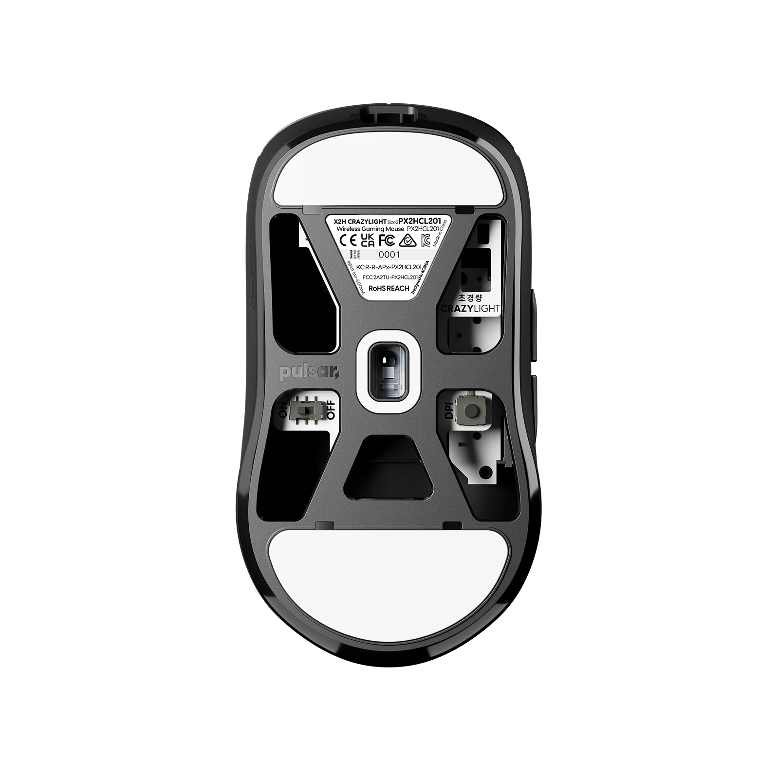 X2H CrazyLight 미디움 무선 게이밍 마우스 - Image 2
