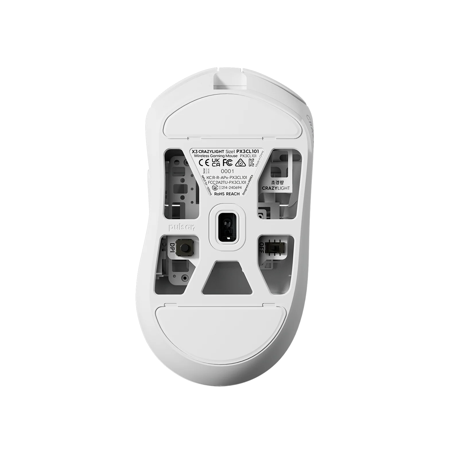 X3 LHD CrazyLight 미니 무선 게이밍 마우스 - Image 6