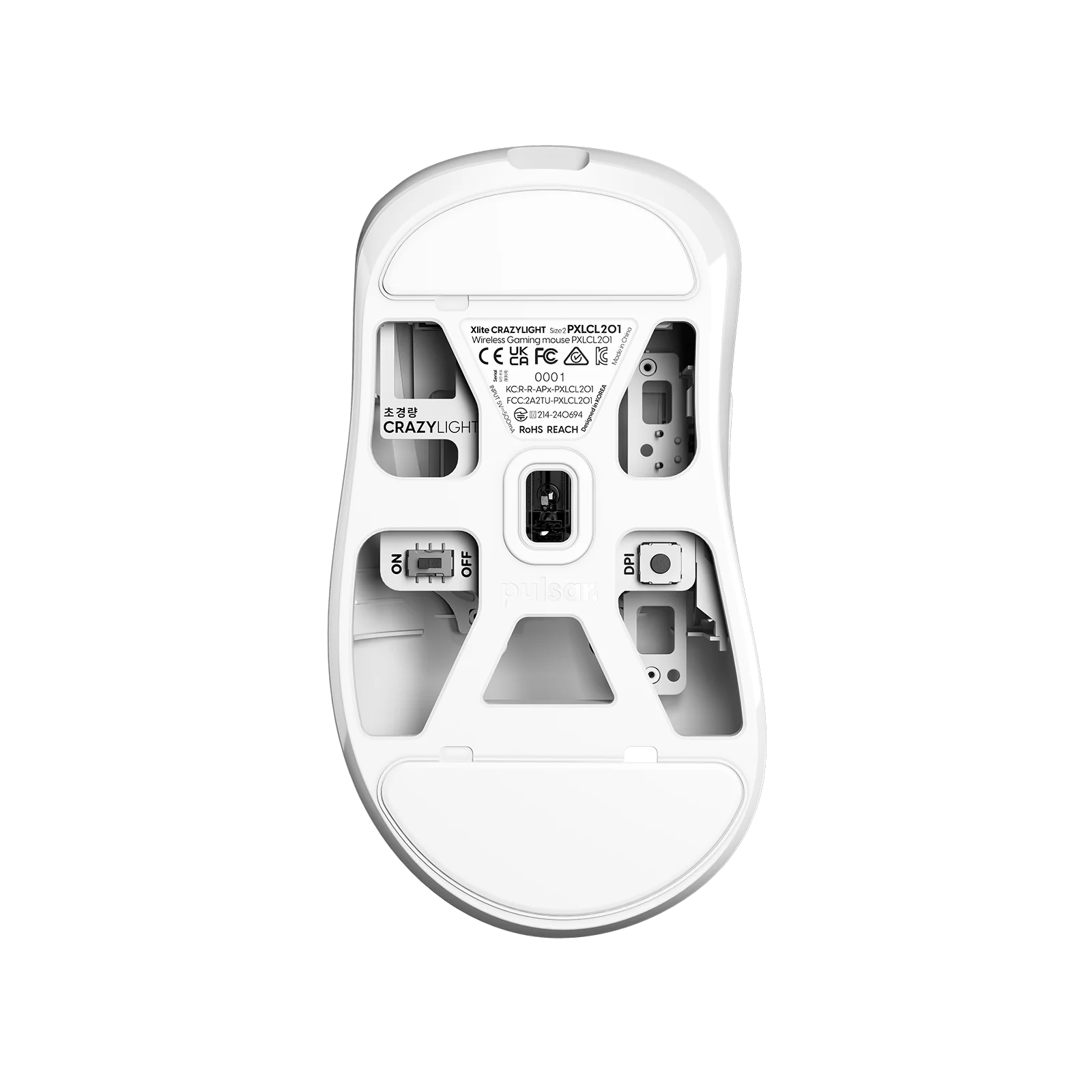 Xlite CrazyLight 미디움 무선 게이밍 마우스 - Image 6